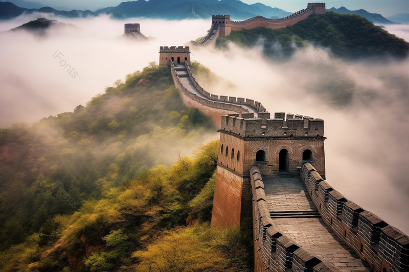 标志性建筑北京长城公共场所旅游胜地,高清,摄影图,摄影图片,图片大全,摄影图免费下载